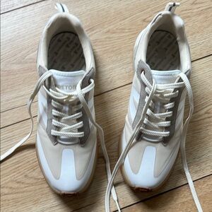 Tretorn White and Gray Sneakers